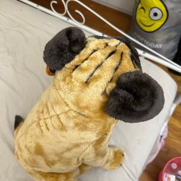 Melissa & Doug "Lifelike" Large Plush Stuffed Pug Dog NWT - Picture 16 of 16